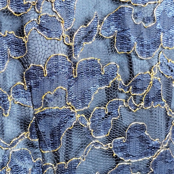 Vintage LESLIE FAY Evenings 90s Formal Cocktail Dress 6 - Picture 8 of 10